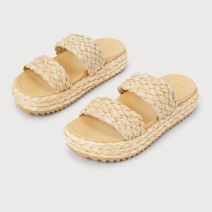 Platform Slide Sandals